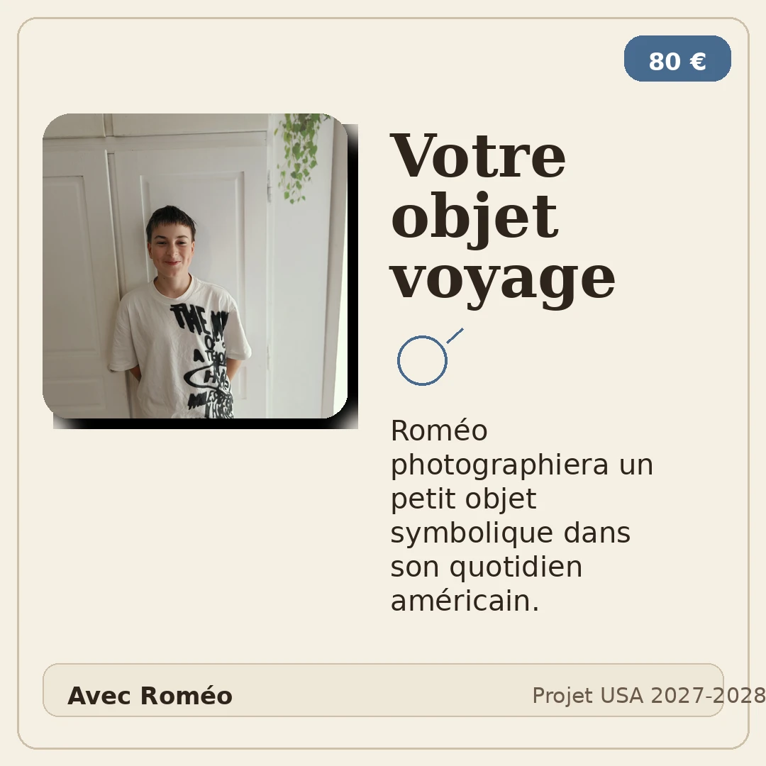 Votre objet voyage