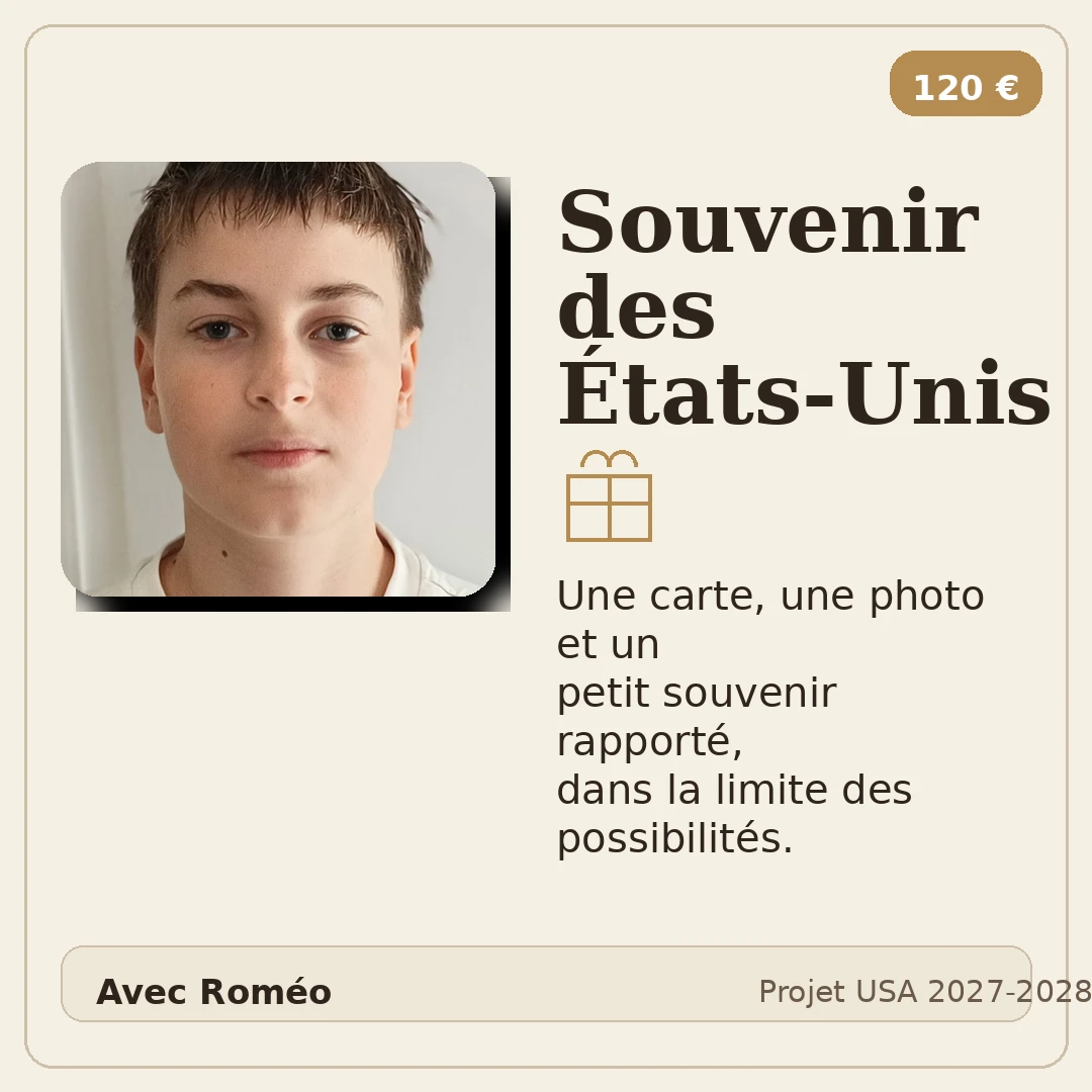 Souvenir des états-unis