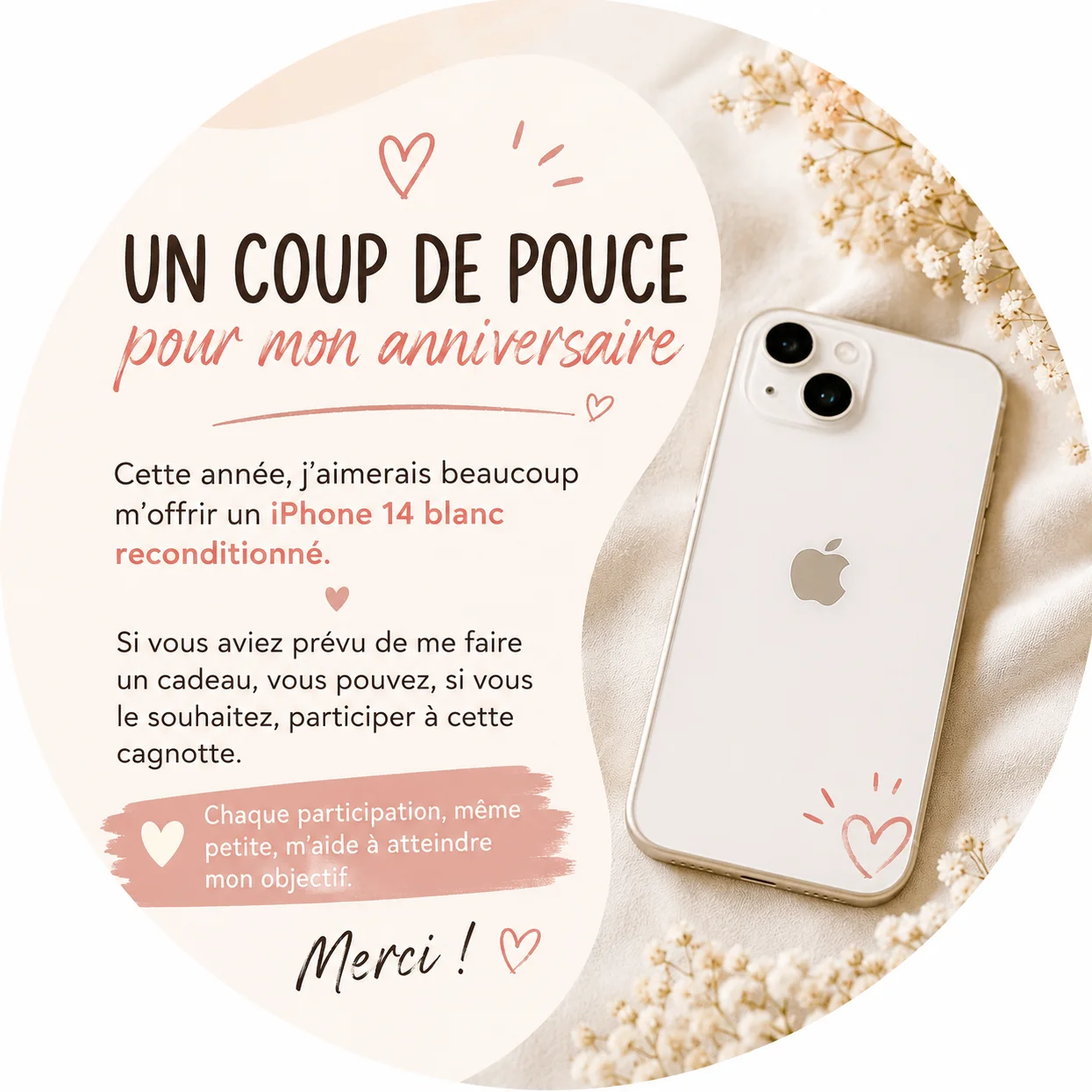 cagnotte anniversaire