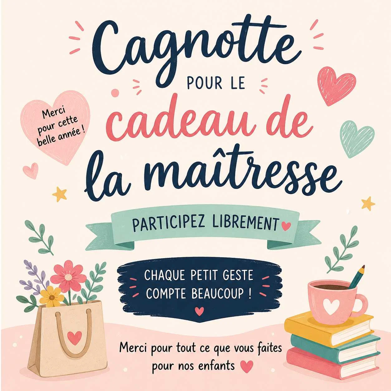 cagnotte pot de départ