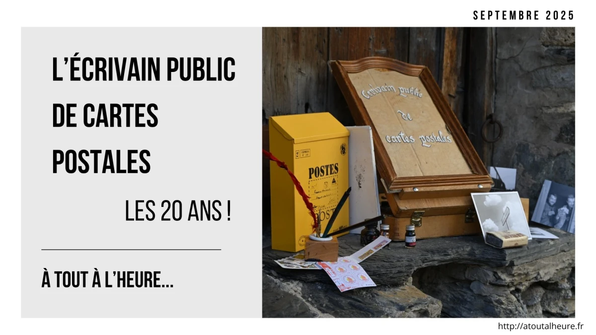 Envoi d'une carte postale d'Avignon