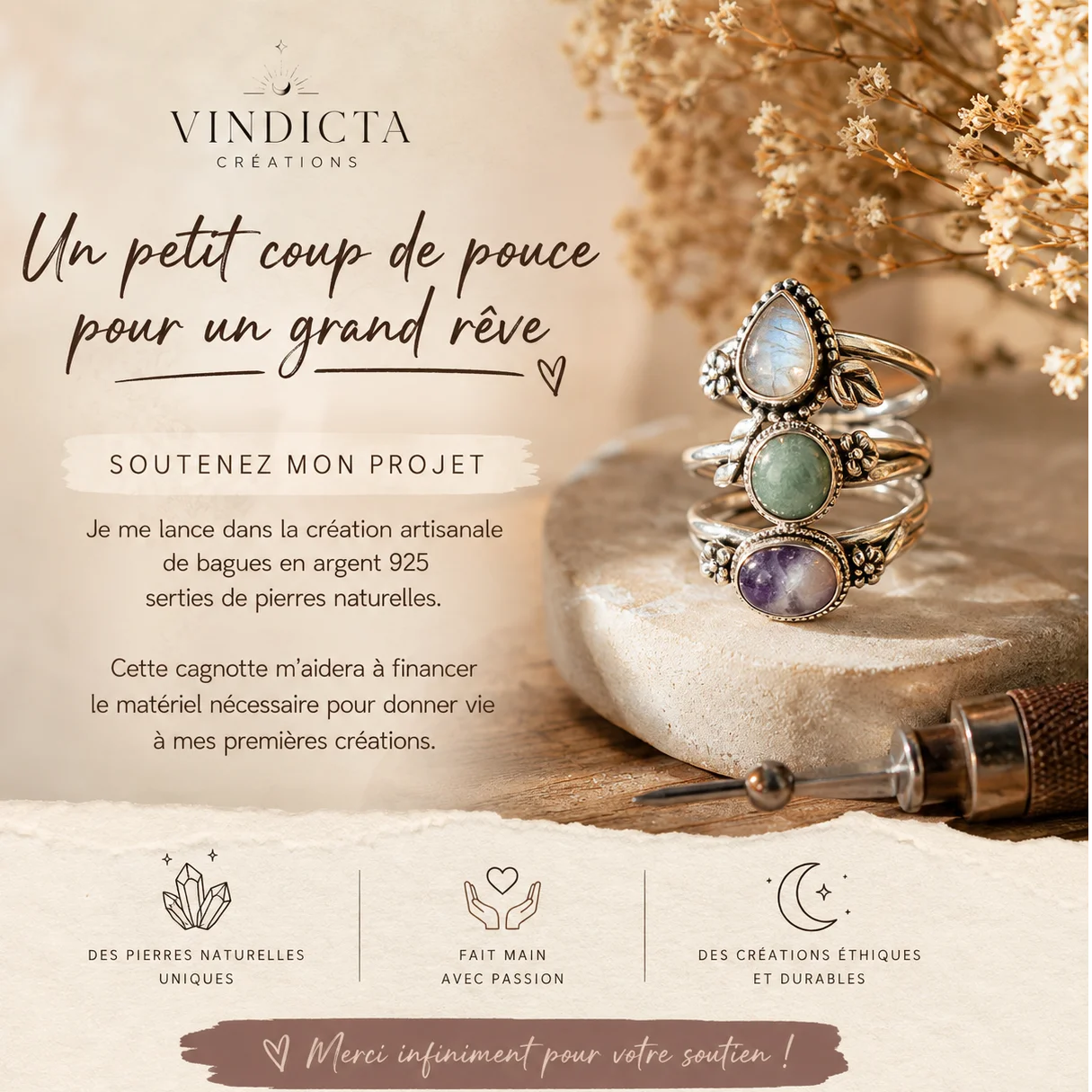 cagnotte artisanat / commerce