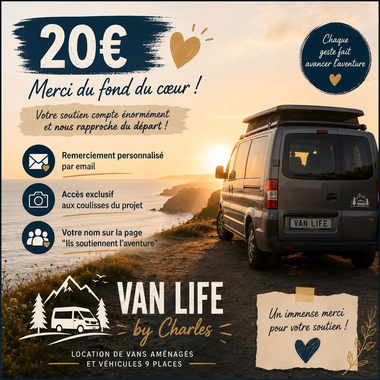 Vous avez soutenu l'aventure 