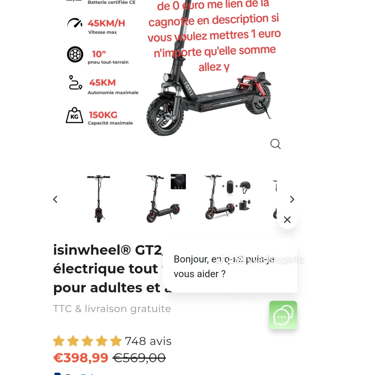 cagnotte pourboire