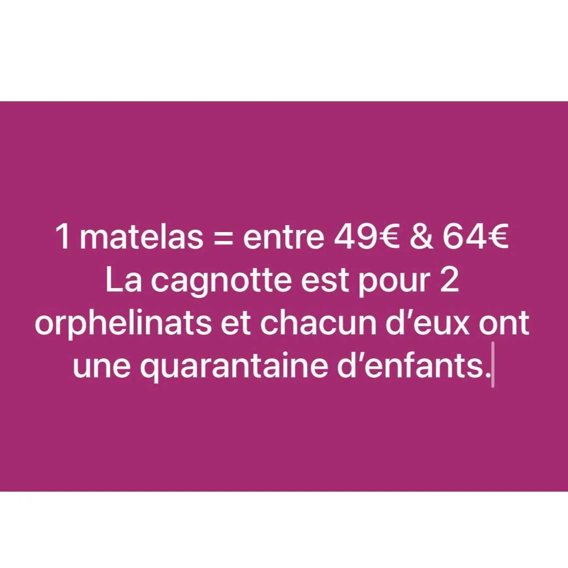 cagnotte humanitaire