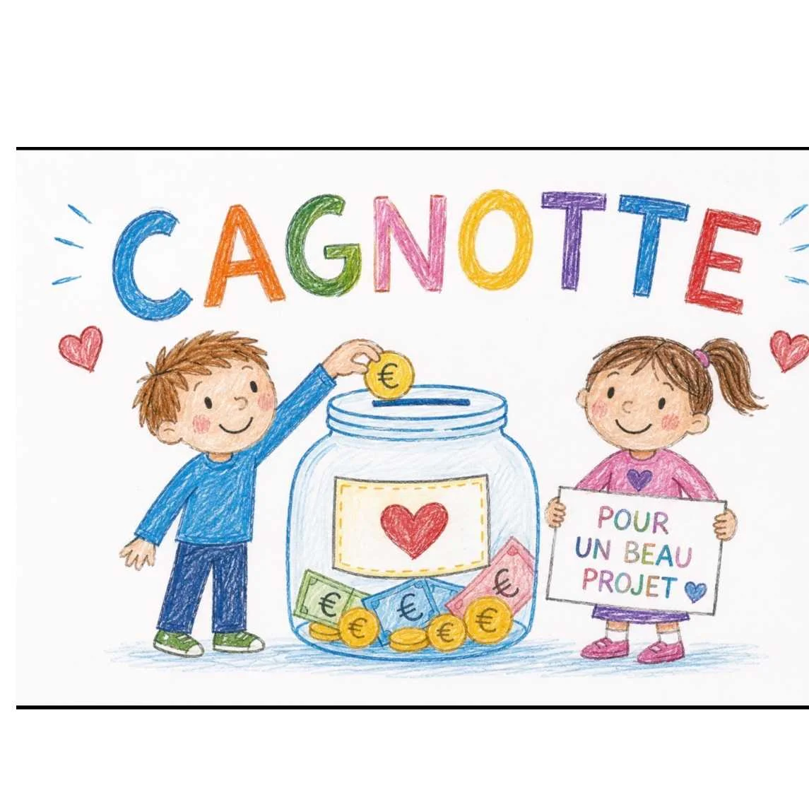 cagnotte pot de départ