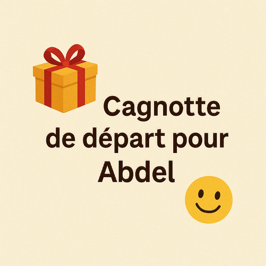 cagnotte pot de départ