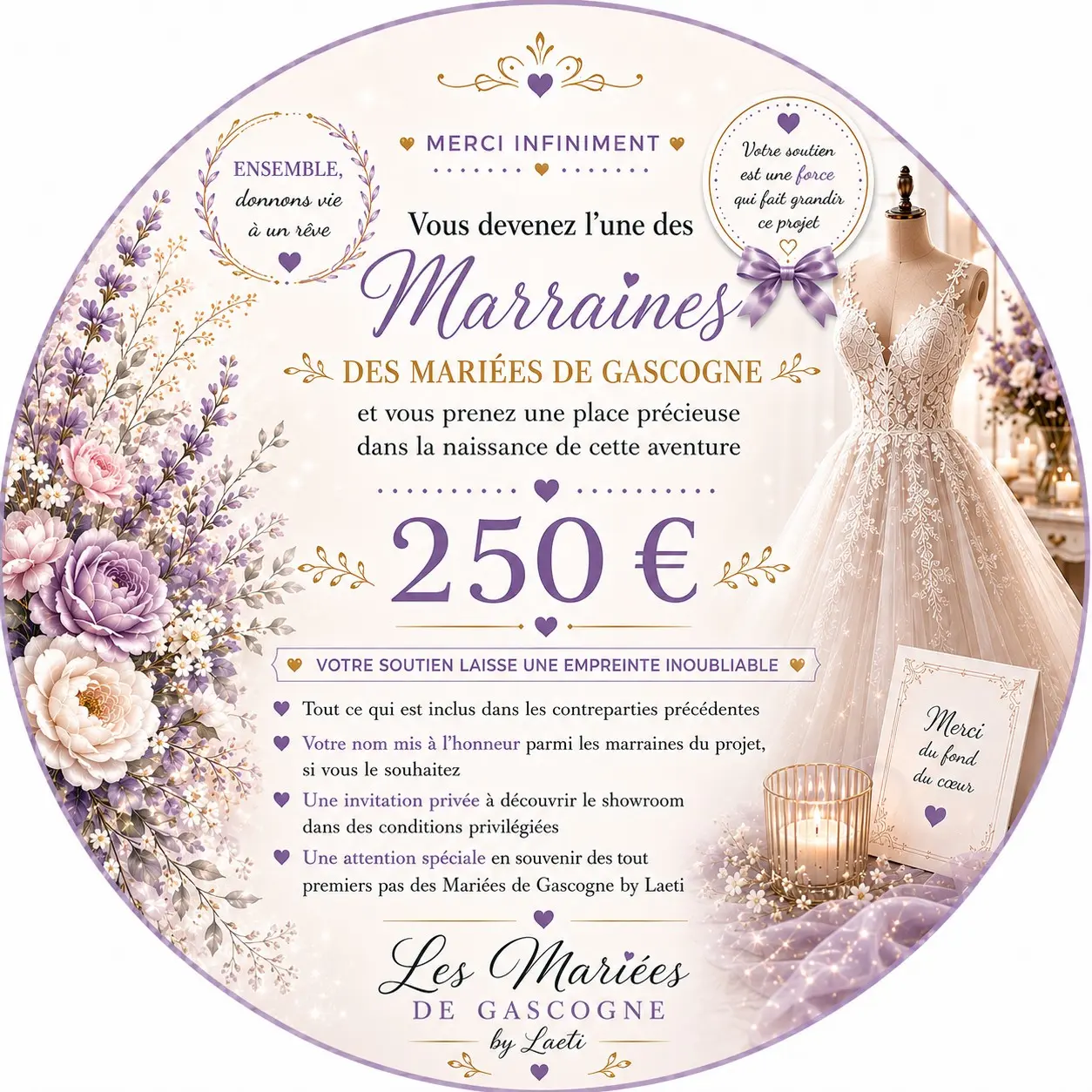 💜 Marraine des Mariées de Gascogne