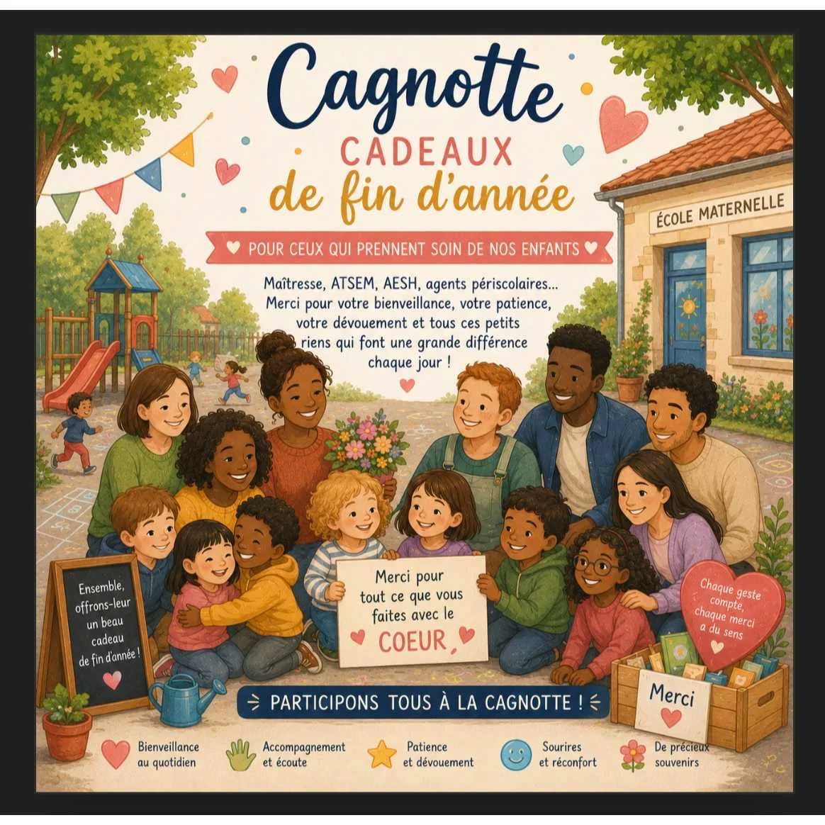 cagnotte pot de départ