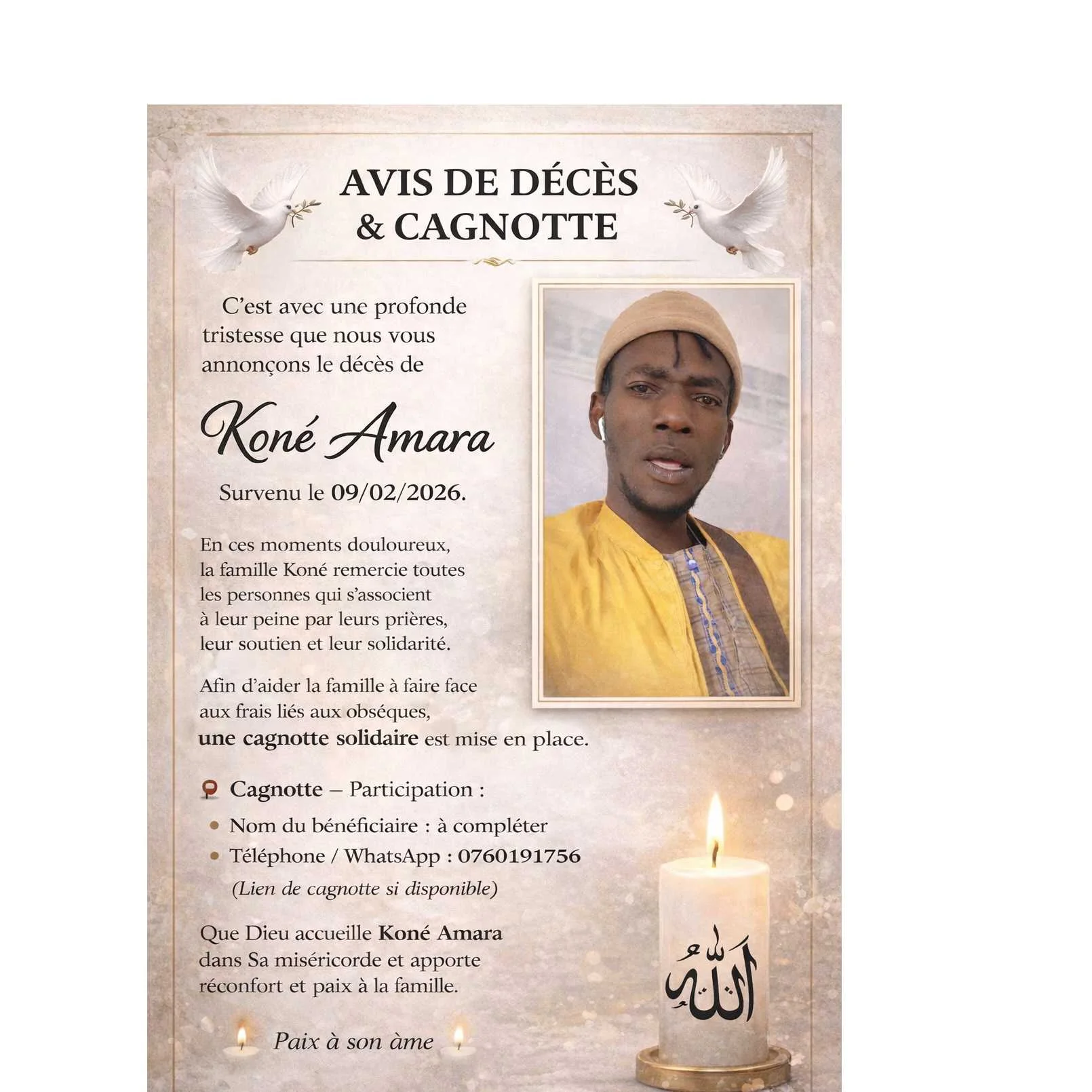 cagnotte solidarité