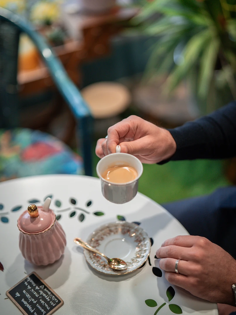 un café ou un sirop