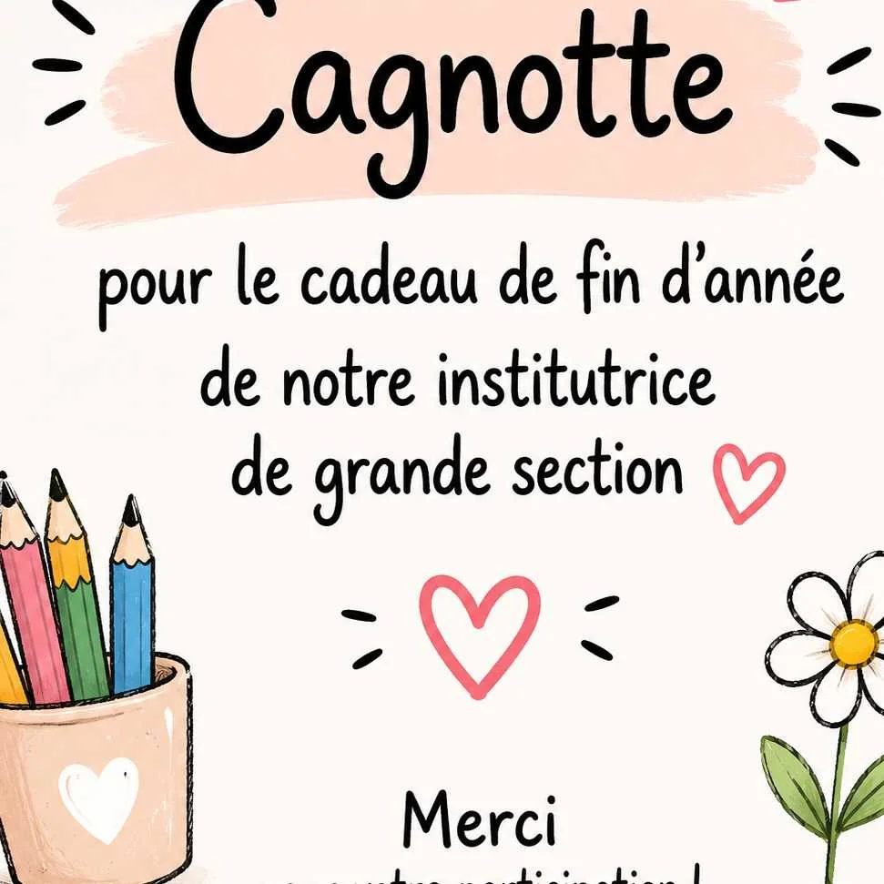 cagnotte enfance / Education