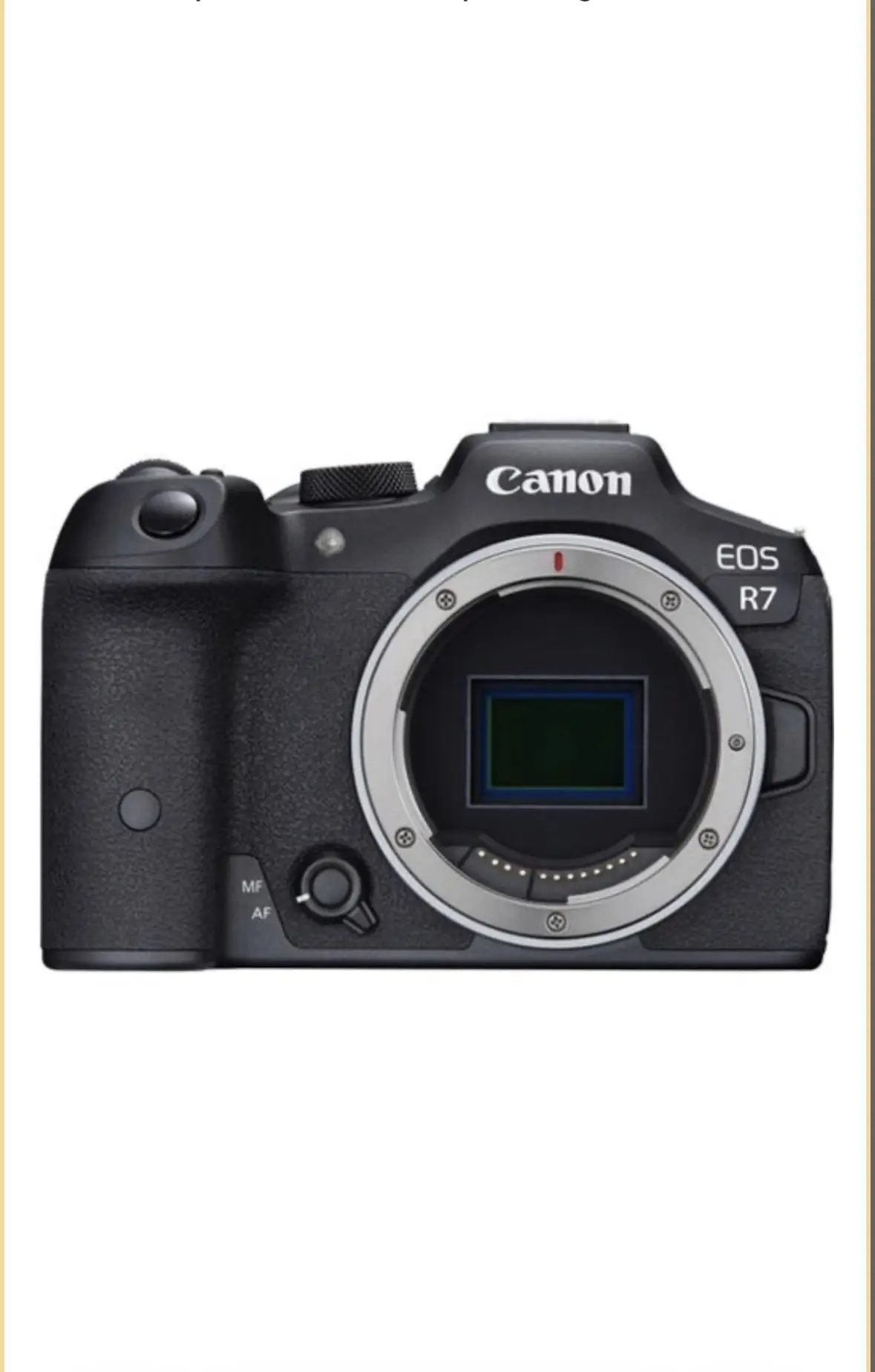 Appareil photo Canon R7