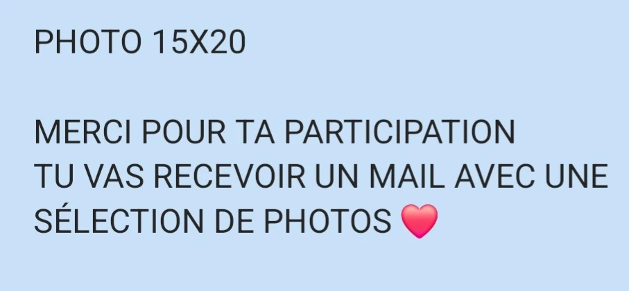 Photos 15 x 20 