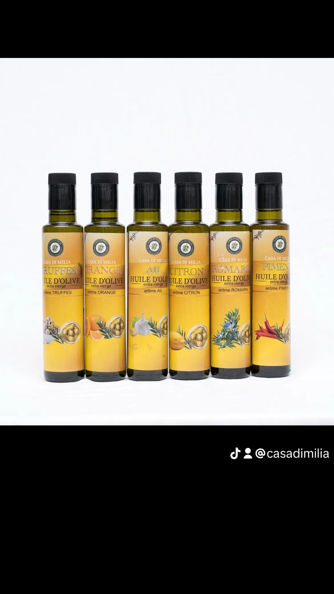 Box huile d’olive extra vierge aromatisé offert