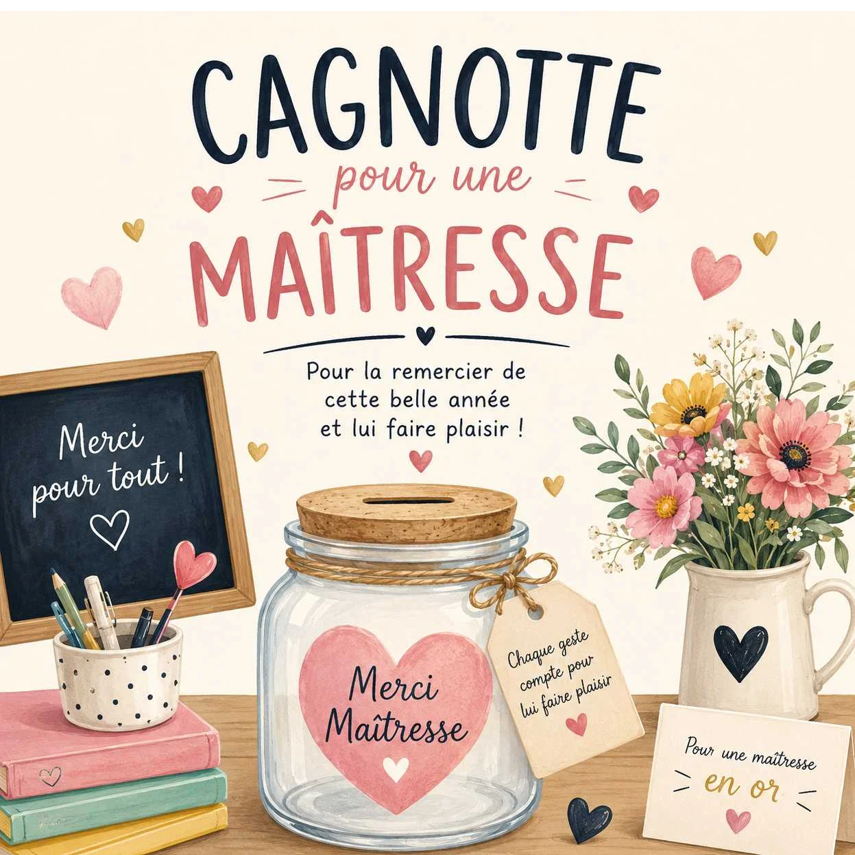 cagnotte pot de départ