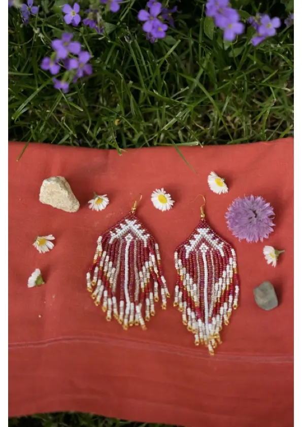 Boucles d'oreilles "Cascadas de Sibundoy - Rose