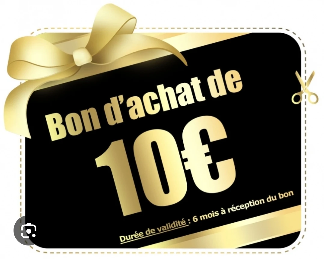 Bon d'achat 10% de dons