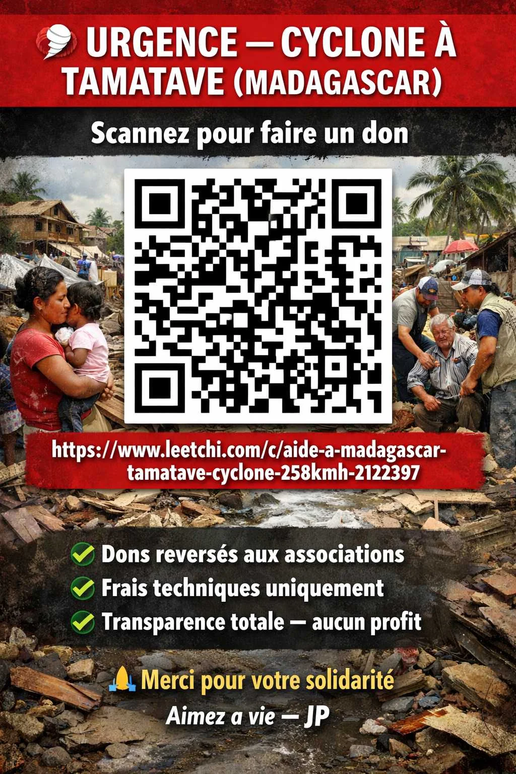 cagnotte humanitaire