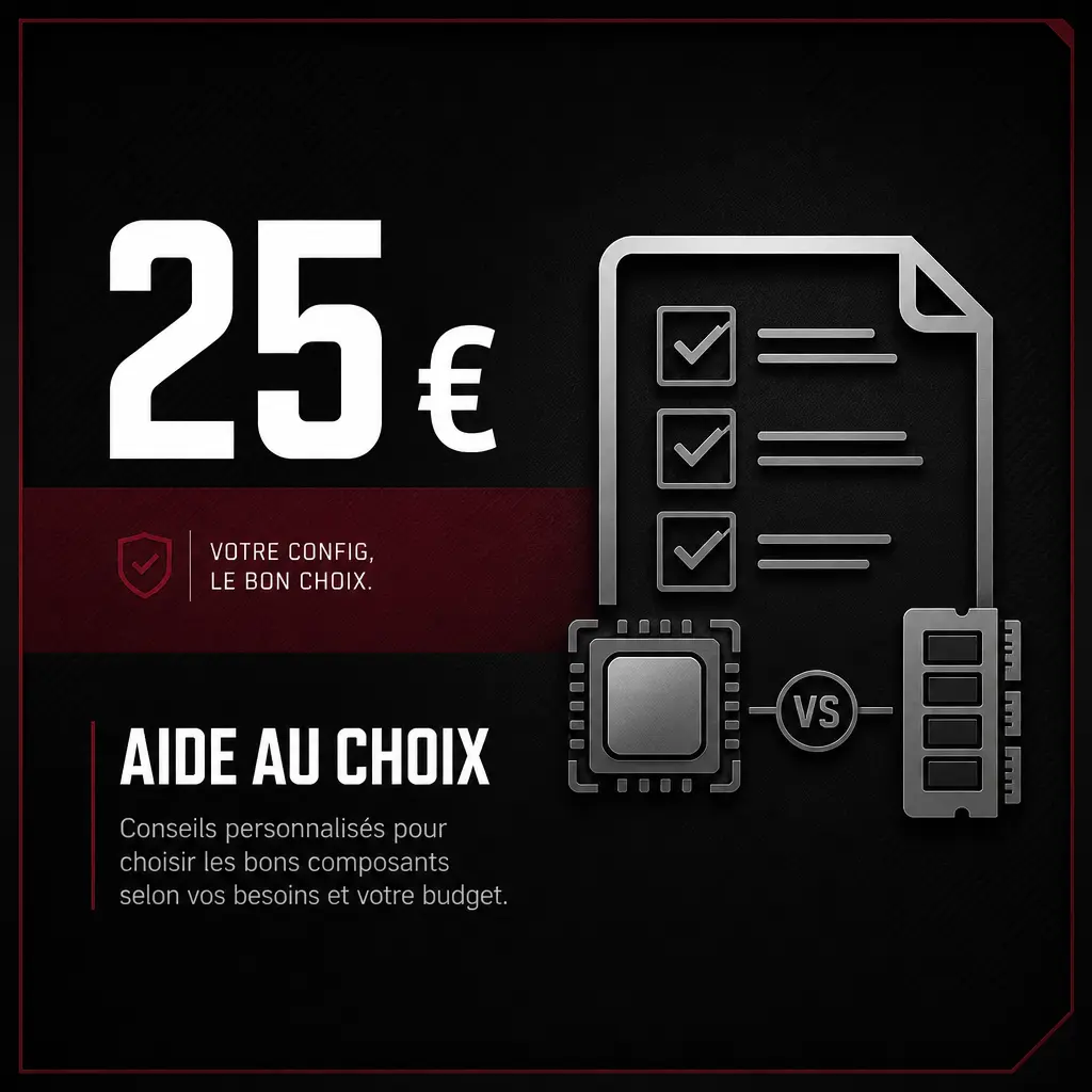 25 € → Aide au choix des composants