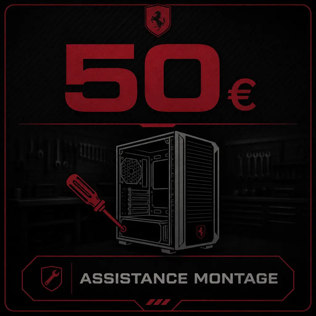 50 € → Assistance complète au montage d’un PC