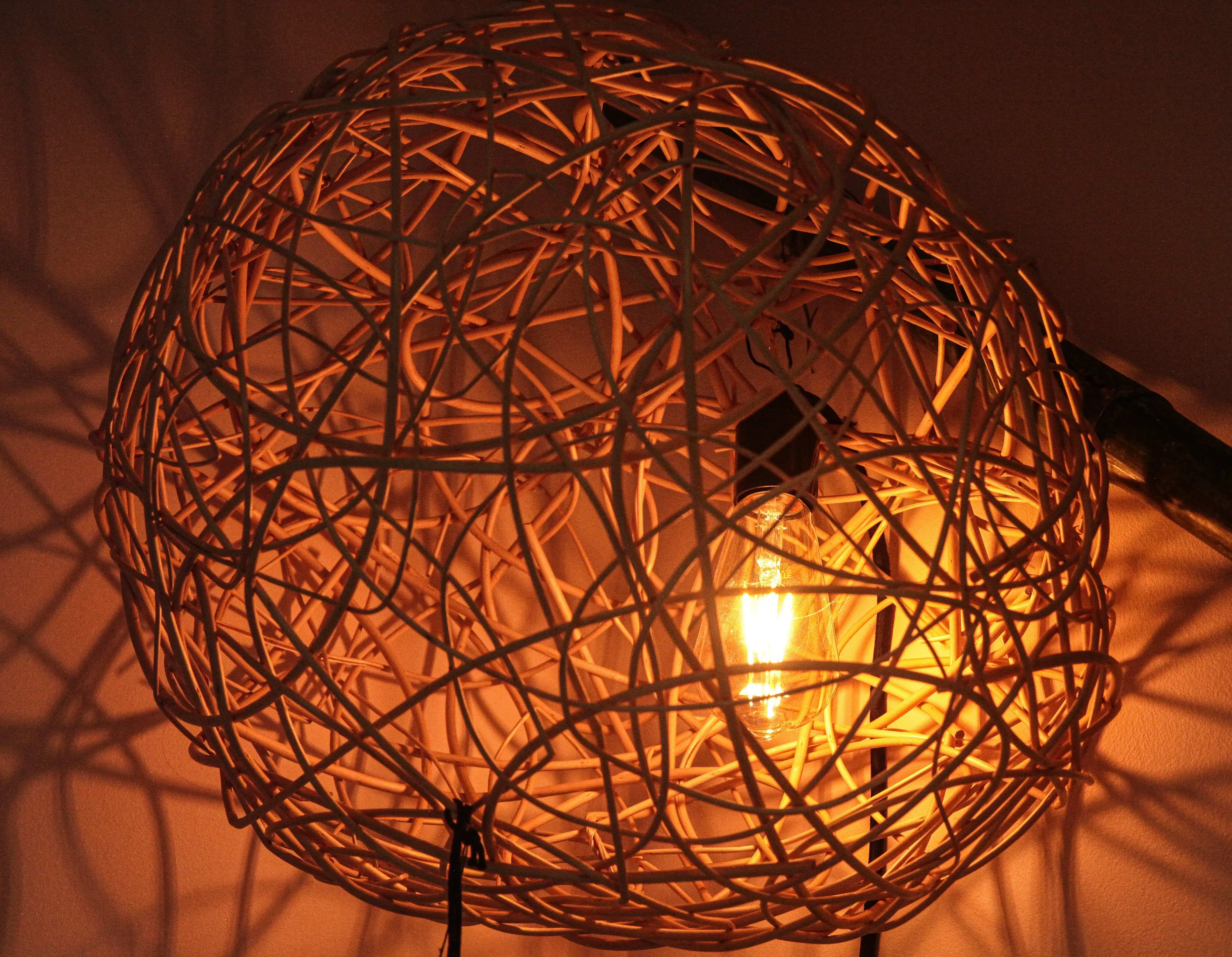 Luminaire galet blanc ou brut