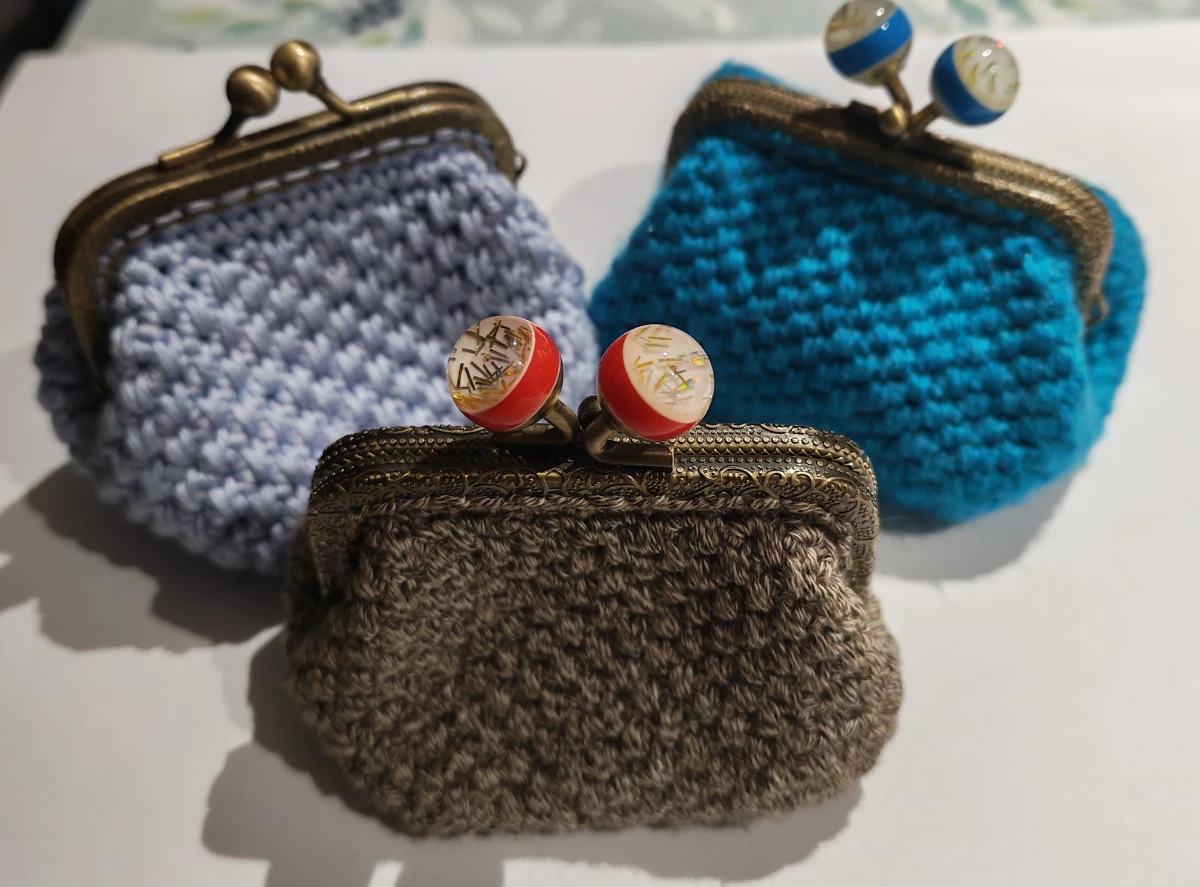 Porte-monnaie "bourse" au crochet