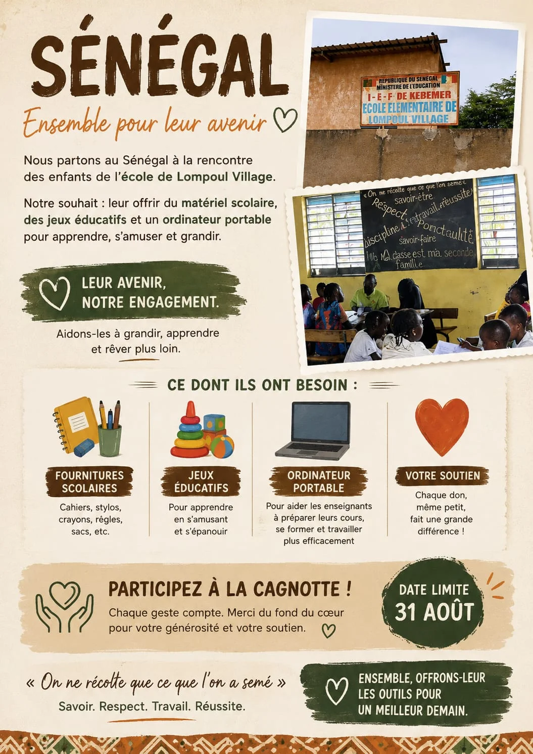 cagnotte humanitaire