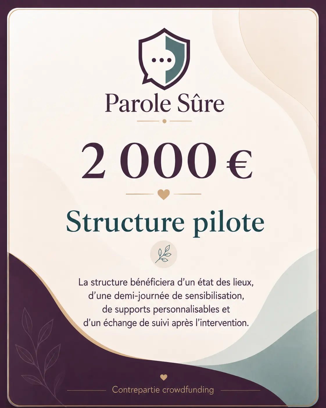 Structure pilote