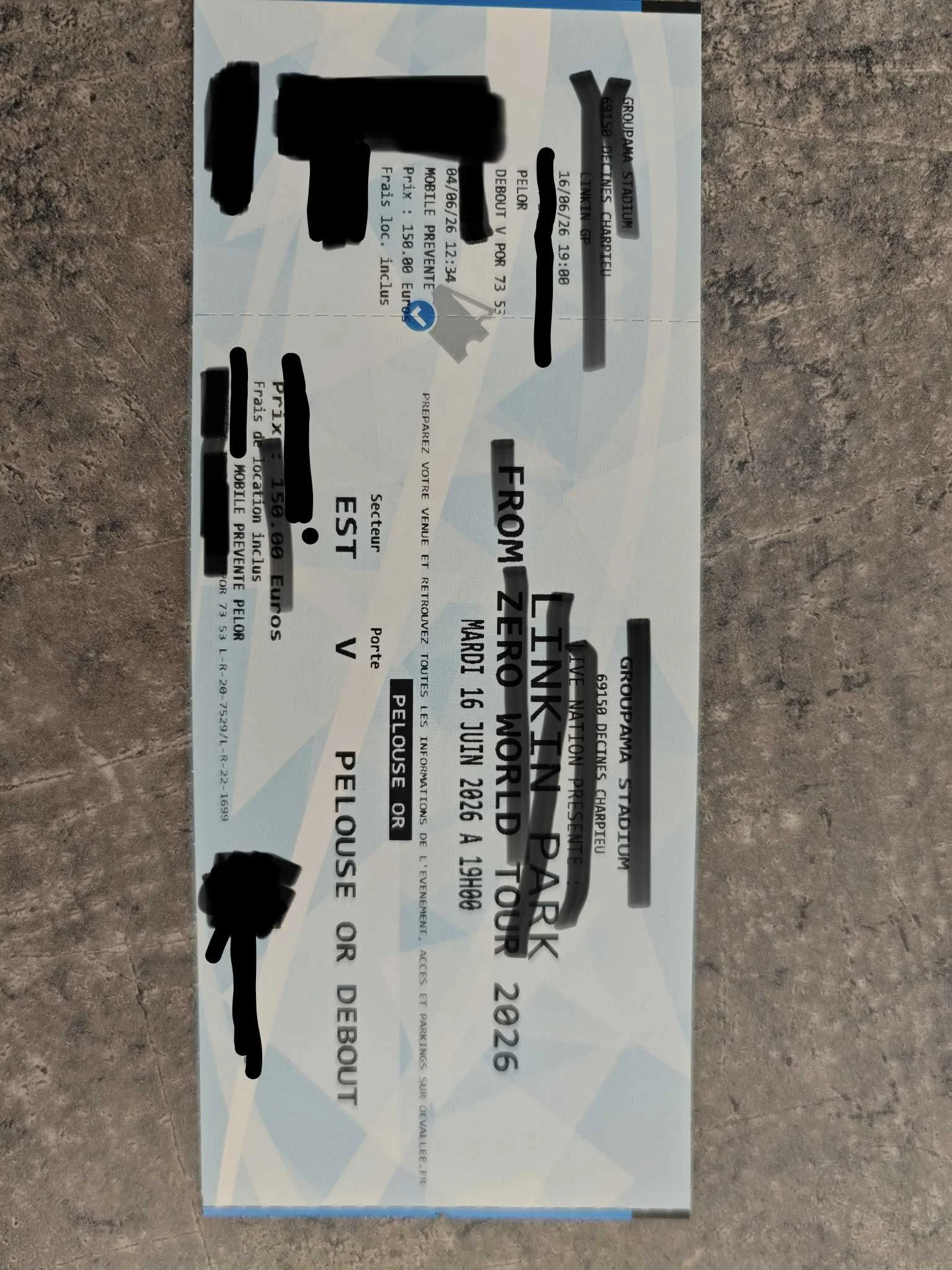 billetterie concert