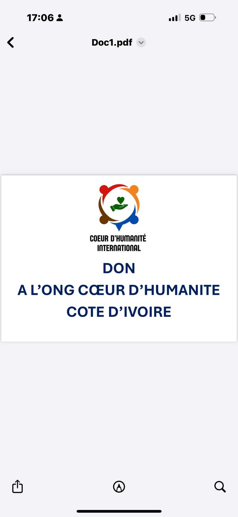 cagnotte humanitaire