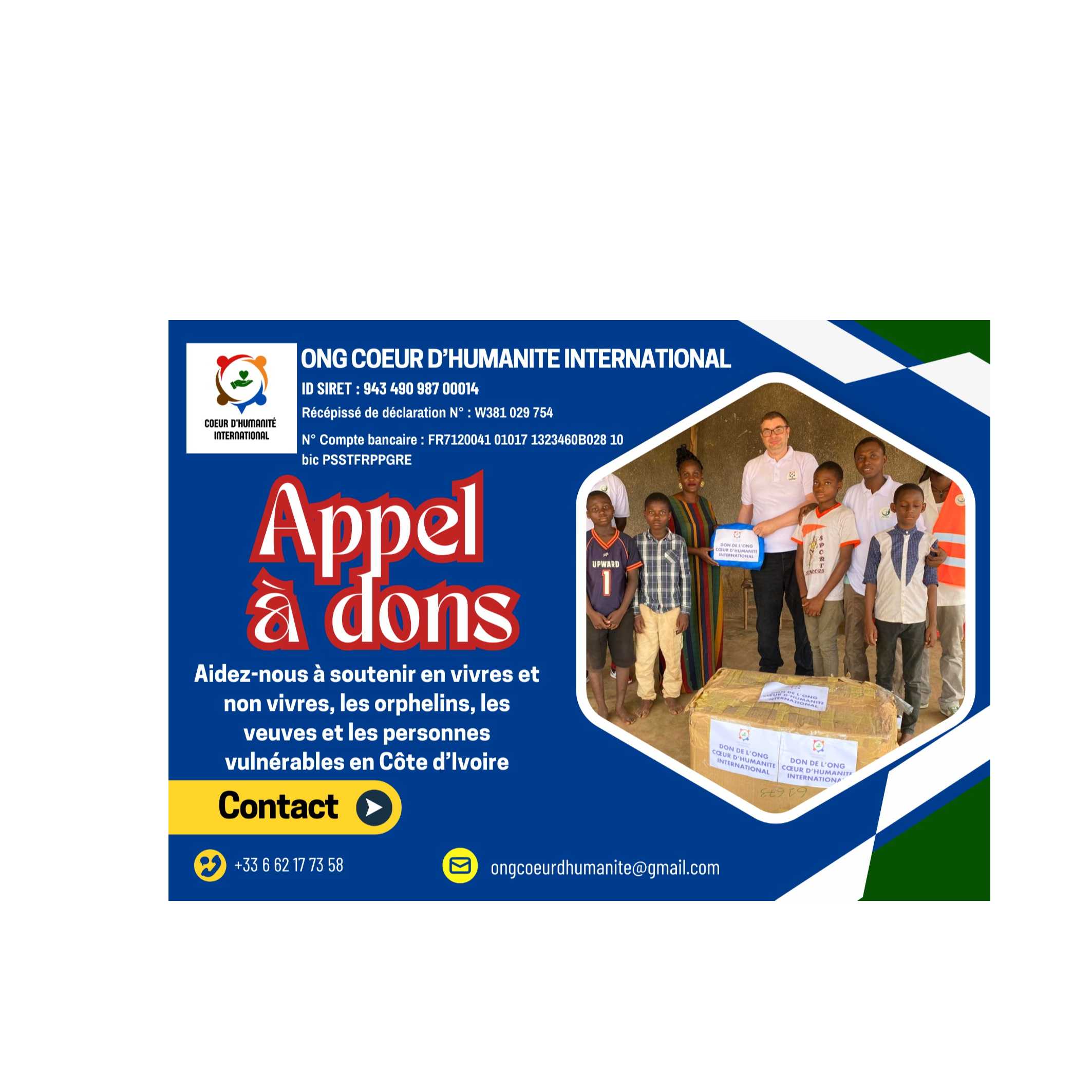 cagnotte humanitaire