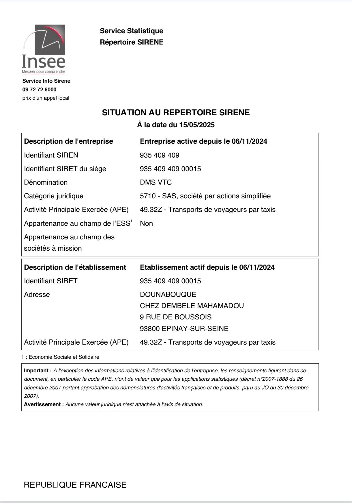 Image de profil